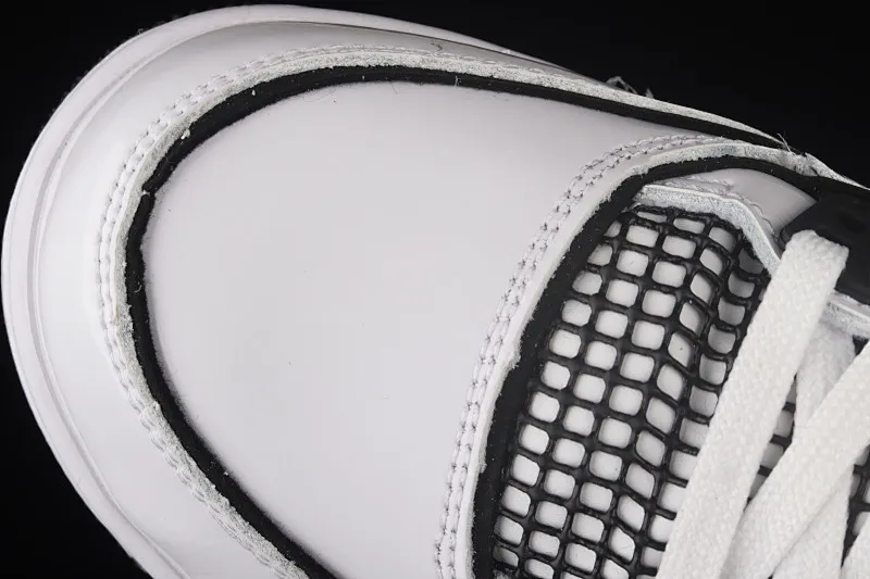All categories Air Jordan Jordan series basketball shoes Air Jordan 4 Air Jordan 4 Retro GS "Light Smoke Grey" AJ4 Joe 4 Patent Leather Manuscript DC4101-100